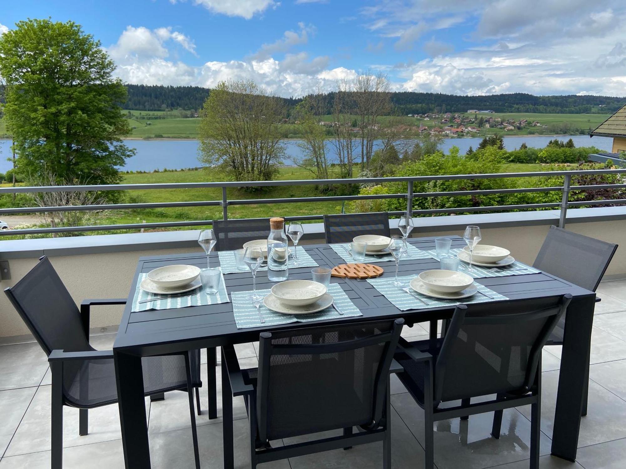Duplex 6 Personnes, Vue Panoramique Sur Lac Malbuisson Esterno foto